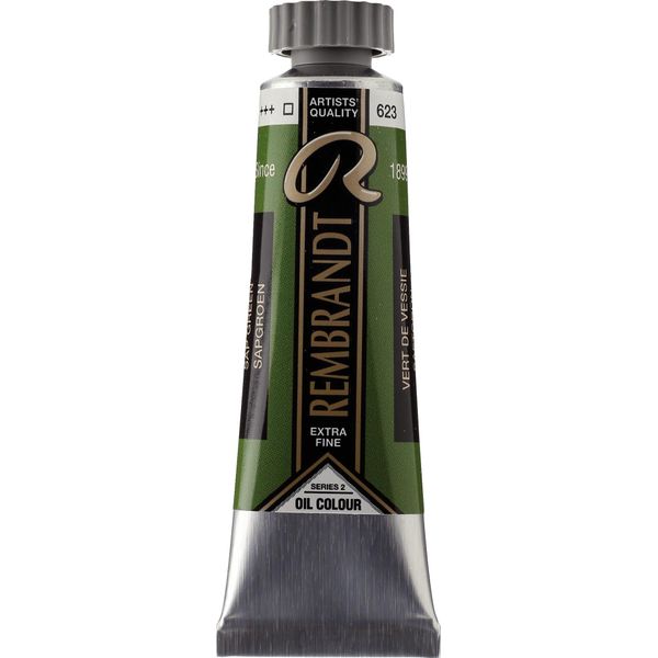 Vernice Ad Olio Rembrandt In Tubetto 15 Ml, Verde Linfa 623-image