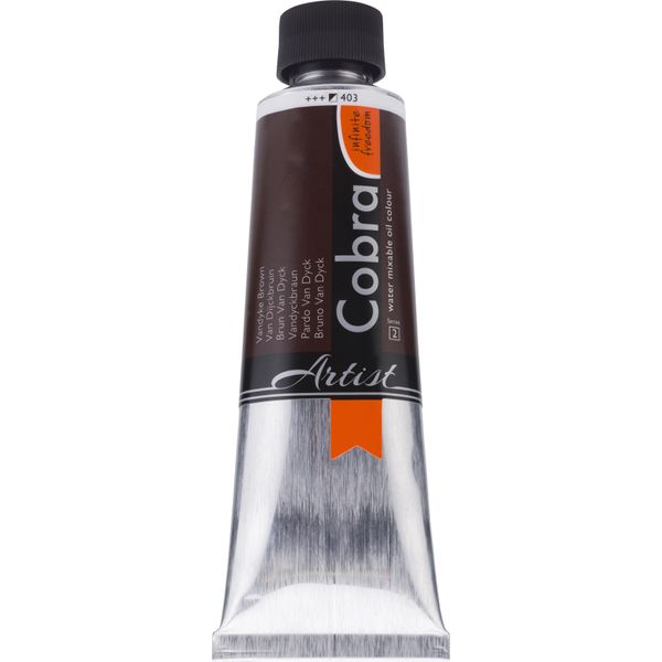 Cobra Artist Vernice Ad Olio Miscelabile Con Acqua Tubo 150 Ml Vandyck Marrone 403-image