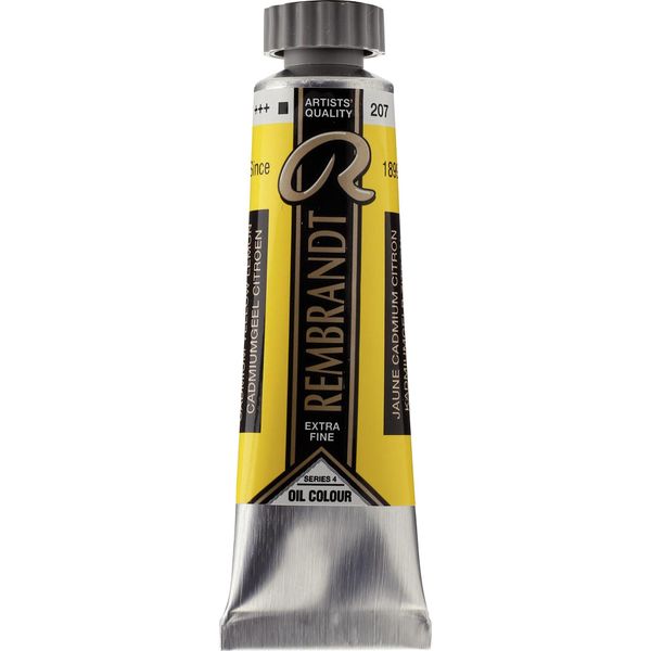 Vernice Ad Olio Rembrandt In Tubetto 15 Ml Giallo Cadmio Limone 207-image