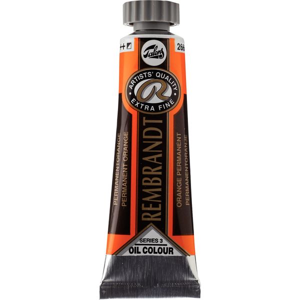 Vernice Ad Olio Rembrandt In Tubetto 15 Ml Arancio Permanente 266-image