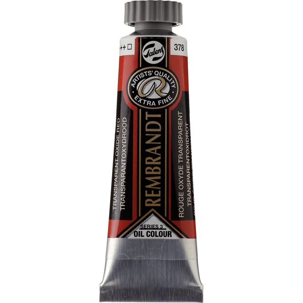 Vernice Ad Olio Rembrandt In Tubetto 15 Ml, Rosso Ossido Trasparente 378-image