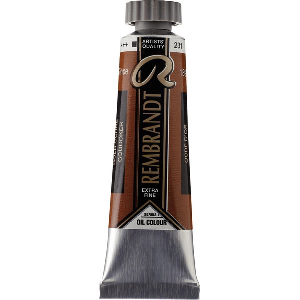 Rembrandt Colore A Olio In Tubetto 15 Ml Ocra D'oro 231-image