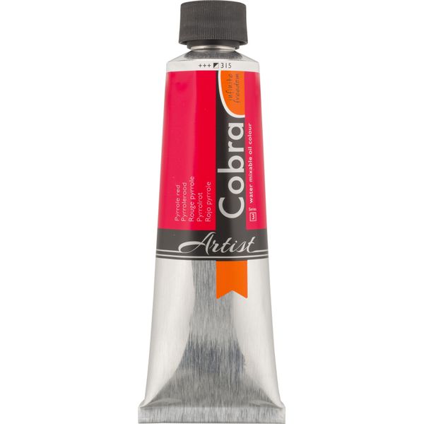 Cobra Artist Vernice Ad Olio Miscelabile Con Acqua Tubo 150 Ml Rosso Pirrolo 315-image