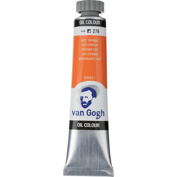 Colori Ad Olio Van Gogh In Tubetto 20 Ml, Arancio Azoico 276-image