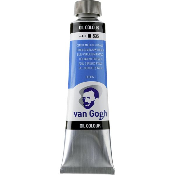 Tubo Di Colore Ad Olio Van Gogh 40 Ml Blu Di CöLin (Phthalo) 535-image