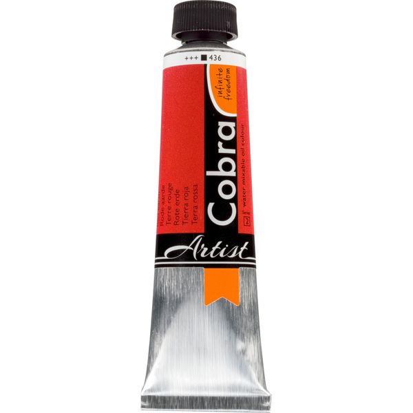 Cobra Artist Olio Miscibile All'acqua Tubo 40 Ml Terra Rossa 436-image
