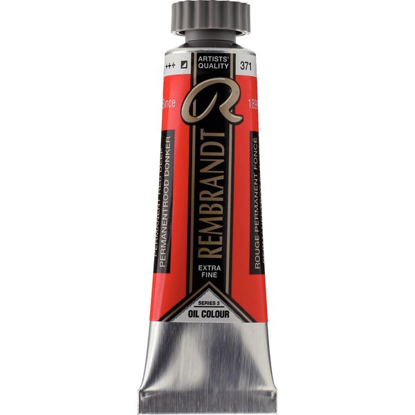Rembrandt Pittura Ad Olio In Tubetto 15 Ml Rosso Scuro Permanente 371-image