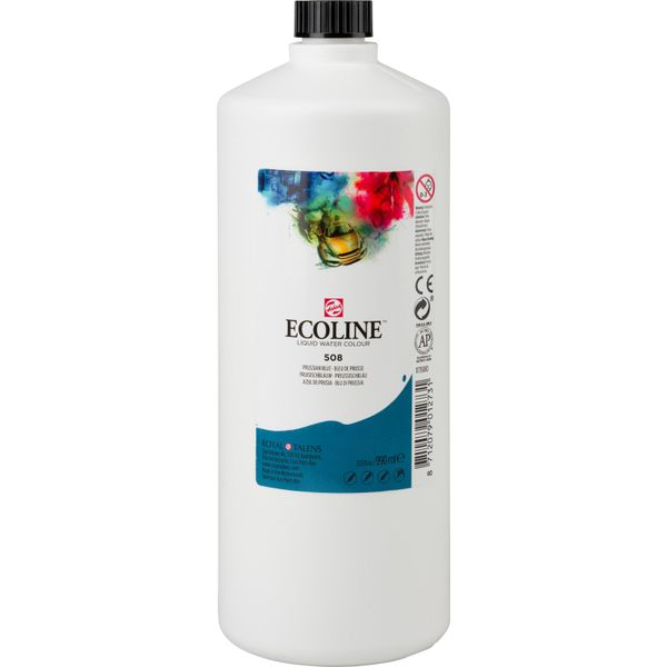 Ecoline Bottiglia Di Acquerello Liquido 990 Ml Blu Di Prussia 508-image