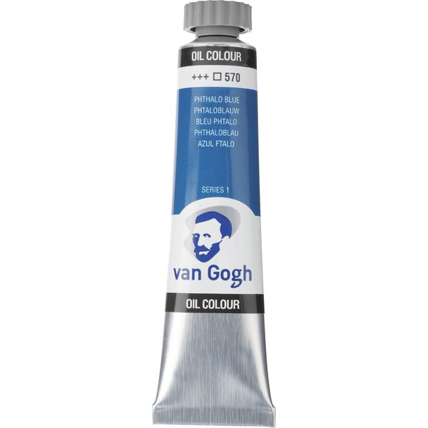 Tubo Per Colori Ad Olio Van Gogh 20 Ml Blu Ftalo (Primario) 570-image