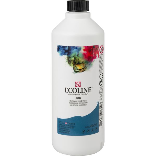 Ecoline Acquerello Liquido 490 Ml Blu Di Prussia 508-image