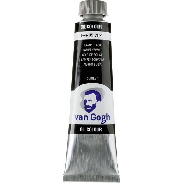 Vernice Ad Olio Van Gogh, Tubo 40 Ml, Nero Lampada 702-image