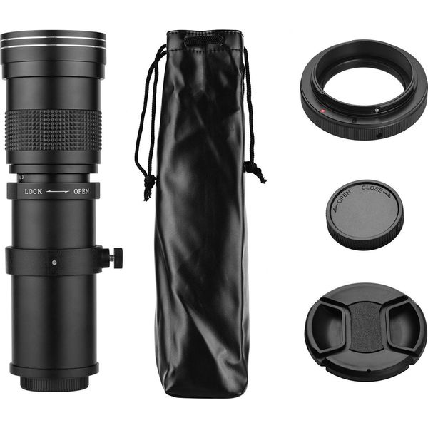 Obiettivo Mf Super-Tele-Tele-Zoom F/8.3-16 420-800 Mm Attacco T Con Anello Adattatore Universale Con Filettatura Da 1/4 Per Attacco Canon Ef-Fotocamere: Eos 80D, 77D, 70D, 60D, 60Da, 50D, 7D, 6D, 5D, T7I, T7S, T6I, T6I, T5I, T5, T5, T5, T5, T3I, T3I, T3I, T3I, T3I, T3I, T3, T3, T3, T3, T3, T3, T3 T3 T3 T3 T3 T3 T3 T3 T3 T3 T3 T3 T3 T3 T3 T3 T3 T3 T3 T3 T3 T3 T3 T3 T3 T3 T3 T3 T3 T3 T3 T3 T3 T3 T3-image
