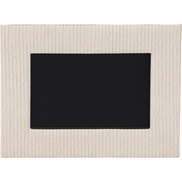 Cornice Per Esposizione Da Tavolo Foto In Pelle Da 6 Pollici Decorazione Domestica Struttura Unica 8.5X4.7X6.5In Beige-image