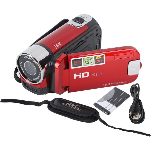 Videocamera Dv 4K 48MP Schermo Ruotabile Tft Da 2,7" Zoom Digitale 16X Video Con Cavo Usb"-image