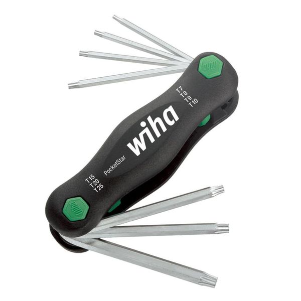Wiha Star Socket Allen Key Set T 7, T 8, T 9, T 10, T 15, T 20, T 25 7-Piece-image