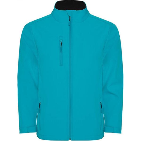Roly SS6436 | Giacca Softshell Nebraska Da Uomo, Idrorepellente E Antivento - Colore: Aquamarine 236 - Taglia: Xxl-image