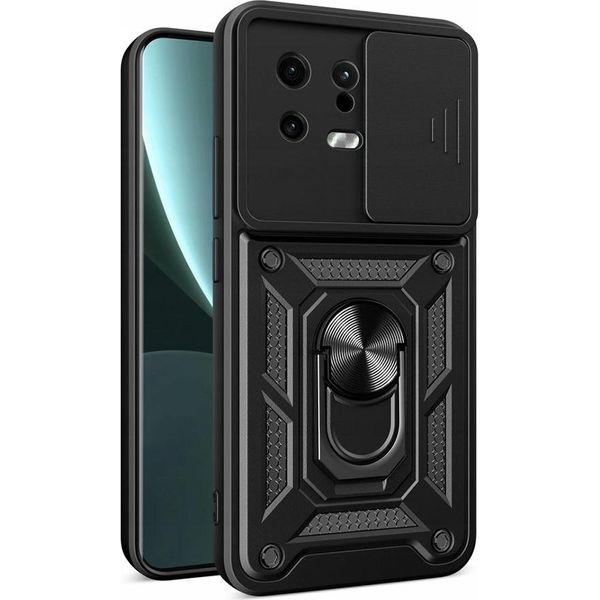 Custodia Techsuit Camshield Back Cover Per Xiaomi 13 - Nero-image