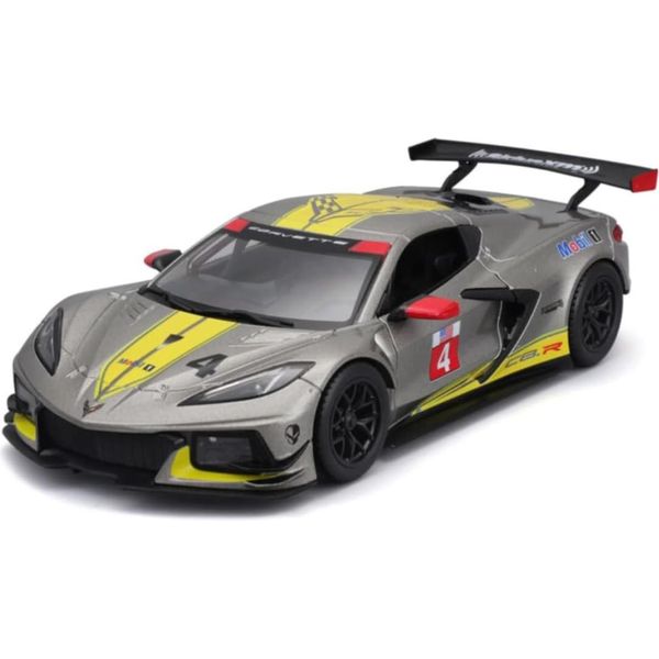 Bburago 18-28024 - Modellino Di Auto - Chevrolet Corvette C8R '20 (Grigio, Scala 1:24)-image