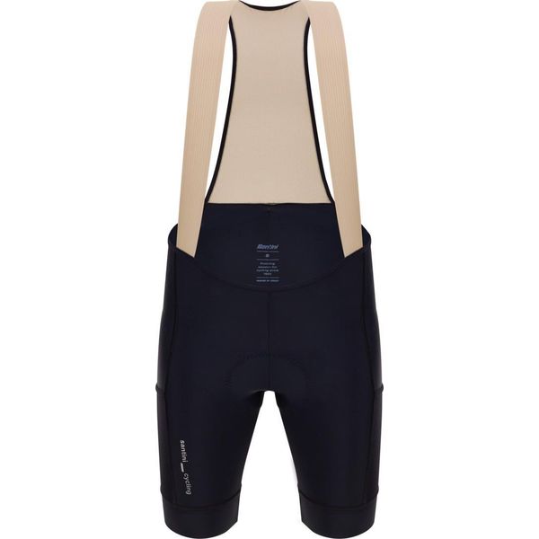 Santini Pantaloncini Corti Da Ciclismo Con Bretelle - Cargo - Nero M-image