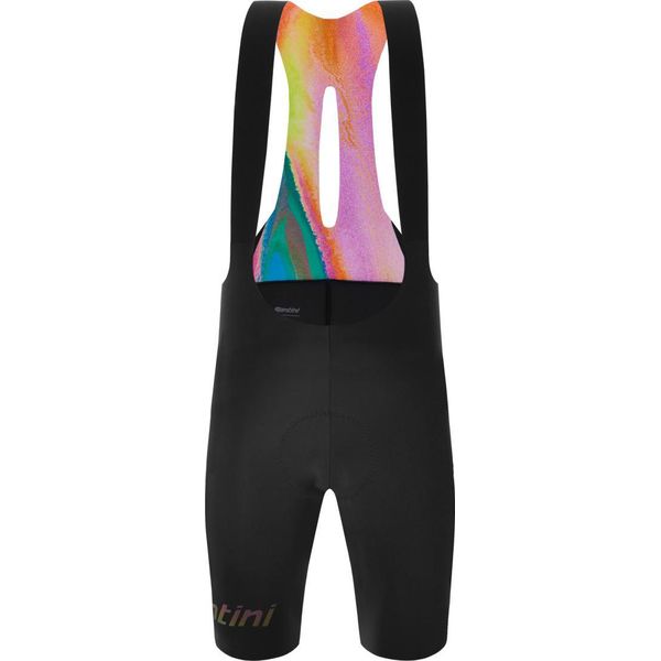Santini Pantaloncini Corti Da Ciclismo Con Bretelle - Unico Edge - Nero 4XL-image