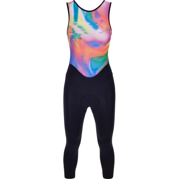 Santini Pantaloncini Lunghi Da Ciclismo Con Bretelle - Unico - Nero 2XL-image