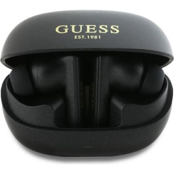 Guess Cuffie Bluetooth Gutwst88Mctgk Tws + Docking Station Nero/Nero Capsula Logo Stampata-image