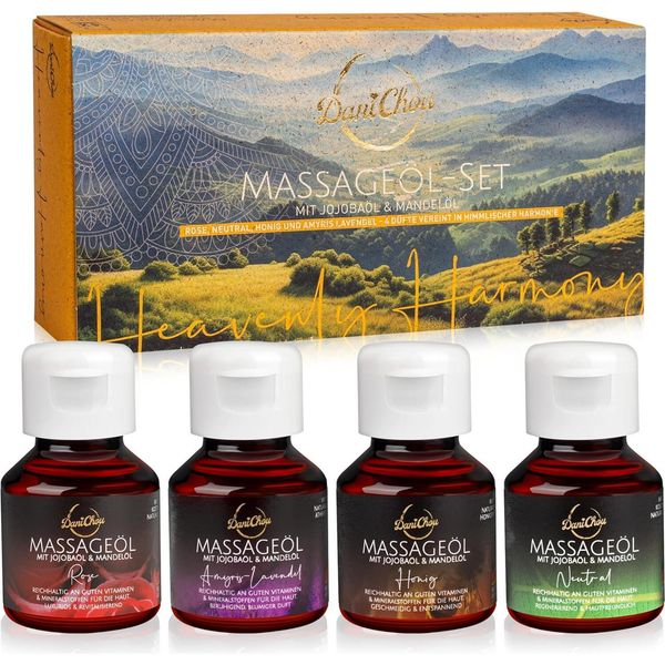 Danichou Heavenly Harmony MassageöL Set 4X 50 Ml-image