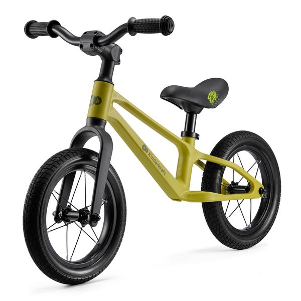 Kinderkraft Eter Balance Bike Per Bambini, Balance Bike Ultraleggera Fino A 35 Kg, Giallo-image