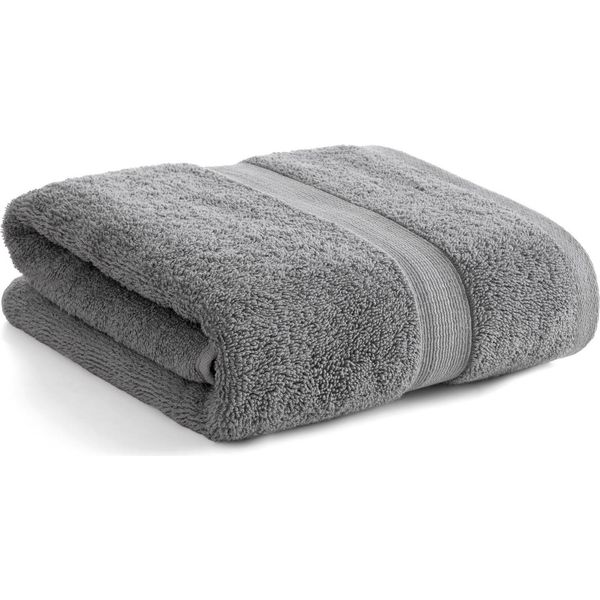 Eurofirany | Asciugamano - 50X90 Cm - Acciaio Argento - Morbido, Assorbente, Elegante - Ideale Per La Casa E La Spa-image