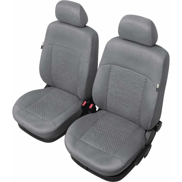 Coprisedili Auto Coprisedili Anteriori 1+1 Grigio Per Hyundai I10 2 Ii (13-)-image