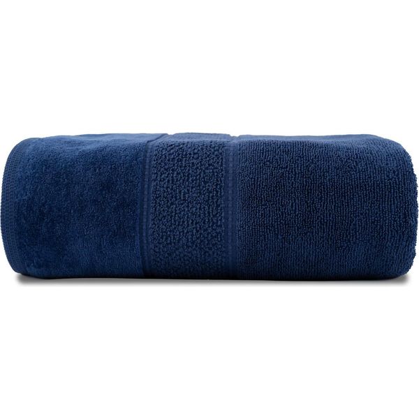 Asciugamano 70X140 Mario Blu Navy 480G 100% Cotone-image