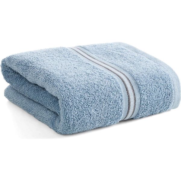 Eurofirany Asciugamano In Cotone 70X140 Cm Blu Asciugamano Da Bagno-image