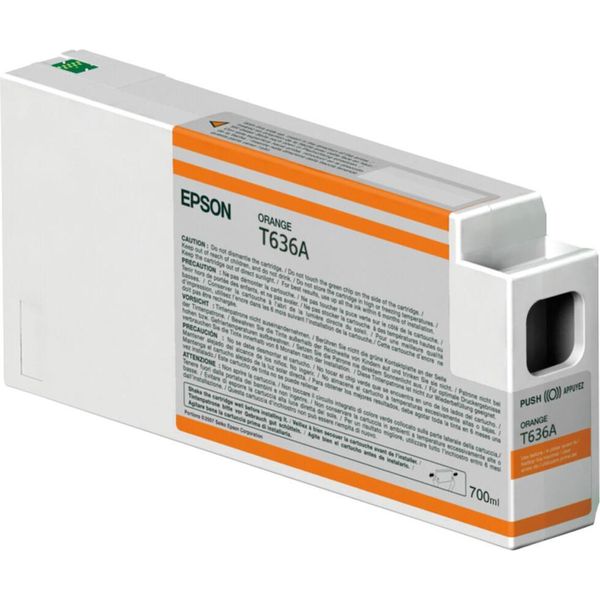 Epson Singlepack Orange T636A00 Ultrachrome Hdr 700 Ml Cartuccia D'inchiostro 1 Pz Originale Arancione-image