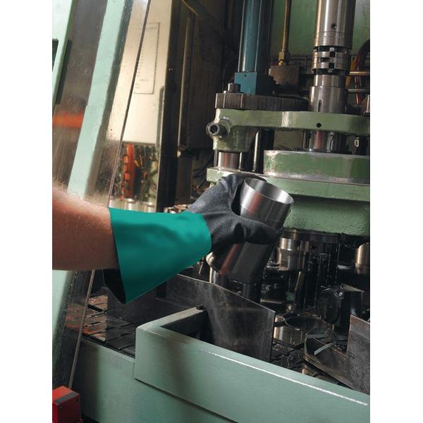 Guanto Chimico Alpha-Tec 58-530W Taglia 10 Verde/Grigio En 388,EN 374,EN 1149 Cat.Iii-image