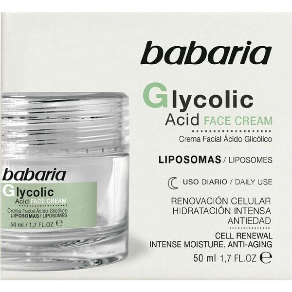Babaria Crema Viso All'acido Glicolico Rinnovamento Cellulare 50Ml-image
