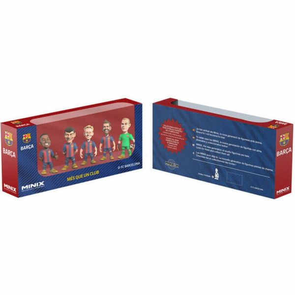 Minix Confezione Da 5 Figure Barcellona 7 Cm Blu Blu Taglia Unica-image