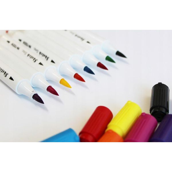 Interdruk Pennarello Per Schizzi Bifacciale Linea Di Schizzi 8 Colori-image
