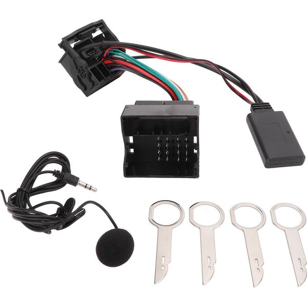 Adattatore Audio Wireless Bluetooth 5.0 Cavo Aux In Con Microfono Di Ricambio Per Ford Focus Mondeo Fiesta Fusion 6000CD-image