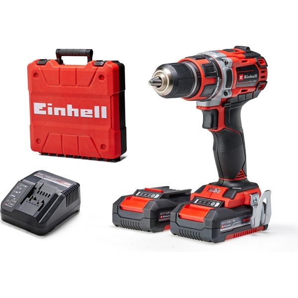Einhell Power X-Change Trapano Avvitatore A Batteria TP-CD 18/50 Li Bl (2X2,0Ah)-image
