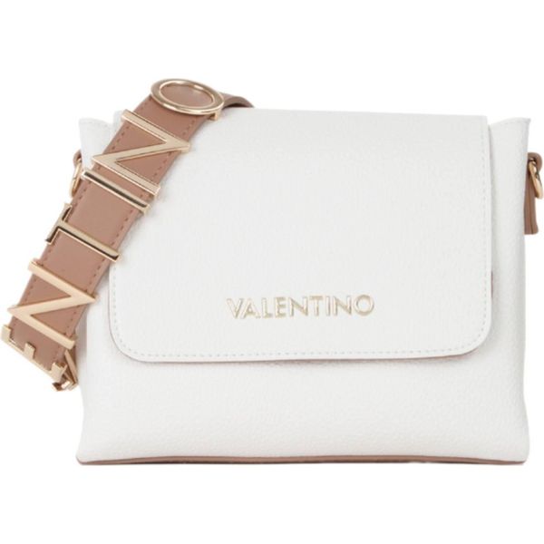 Borse Valentino Borsa A Tracolla In Ecopelle Alexia Handbag Bianco/Cuoio-image