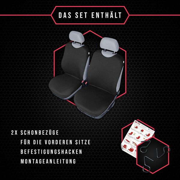 Coprisedili Auto Coprisedili Universali Per Fiat Panda Anteriore 1+1 Set-image