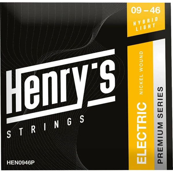 Corde Per Chitarra Elettrica Henry's Nickel Wound Premium 09-46-image