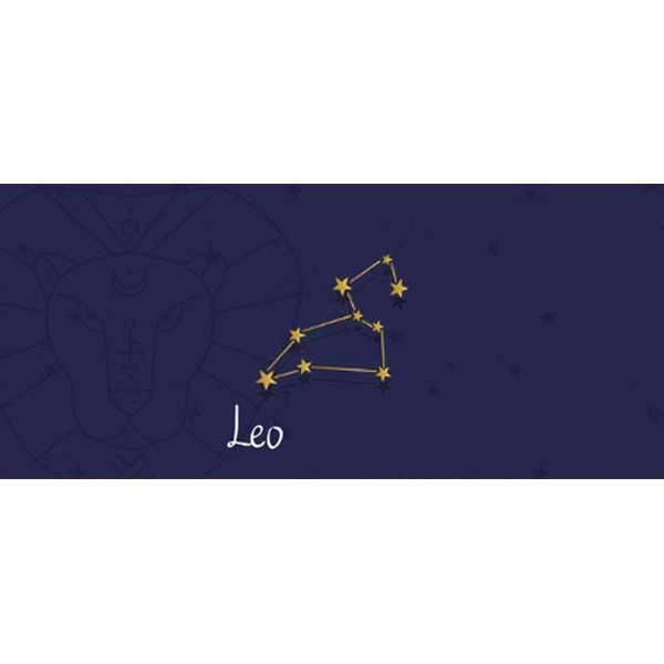 Inf Tappetino Mouse Zodiacale Leone: Gomma Naturale, 80X30Cm, Antiscivolo-image