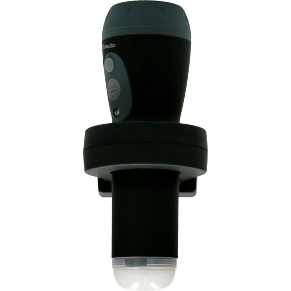 Alecto ATL-110ZT - Torcia Led Ricaricabile/Luce Notturna A Led Con Sensore, Nera-image