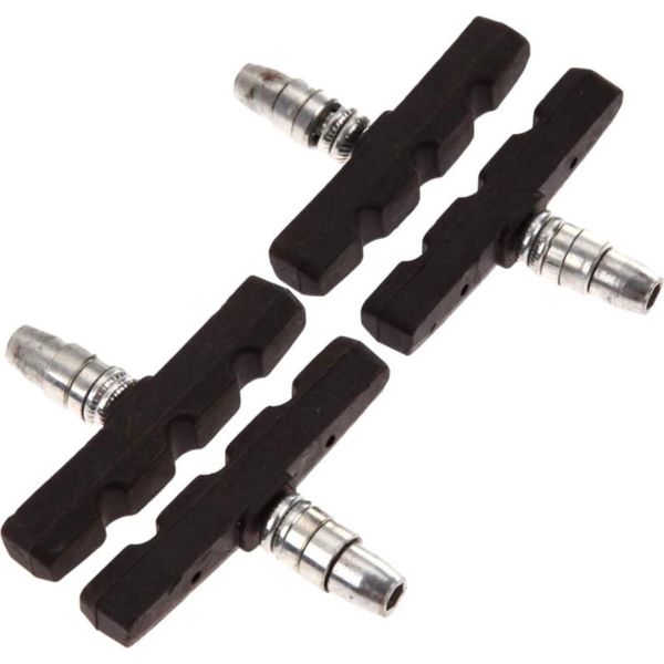 Set Di Freni Per Bicicletta Da 4 Pezzi Per Shimano | 2 Paia Di Ganasce Nere Per La Bicicletta | V-Brake 70Mm V-Brake Simmetrico | Pattini Per Freni | Pattini Per Freni | Set Di Ganasce Per Freni | Pattini Per Freni V-Brake | Ganasce Per Freni Mtb-image