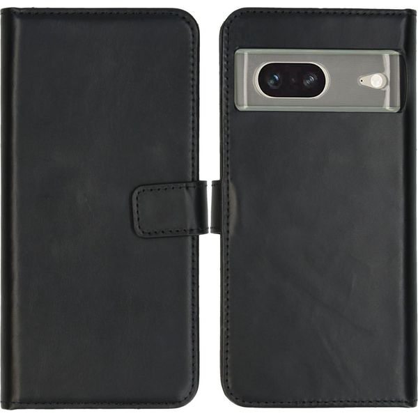 Cover Per Google Pixel 7 - Vera Pelle - Selencia Flip Cover - Nero-image