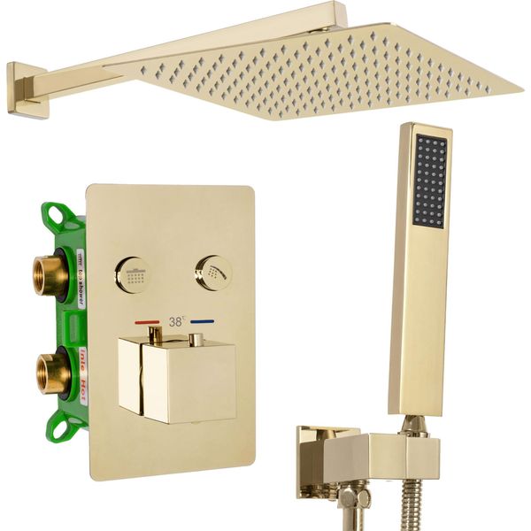 Set Doccia Da Incasso Rea Fenix Davis Gold Box-image
