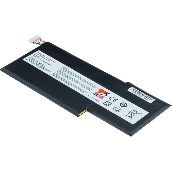Batteria T6 Power Per Laptop Msi, Numero Di Parte BTY-M6K, Li-Poly, 11,4 V, 4600 Mah (52 Wh), Nero-image