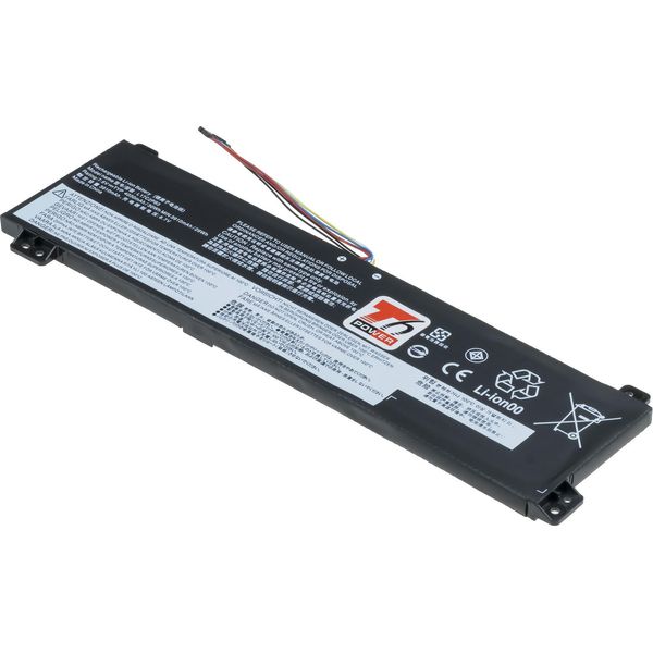 Batteria T6 Power Per Lenovo V330-15IKB 81AX, Li-Poly, 7,6 V, 4030 Mah (30 Wh), Nero-image