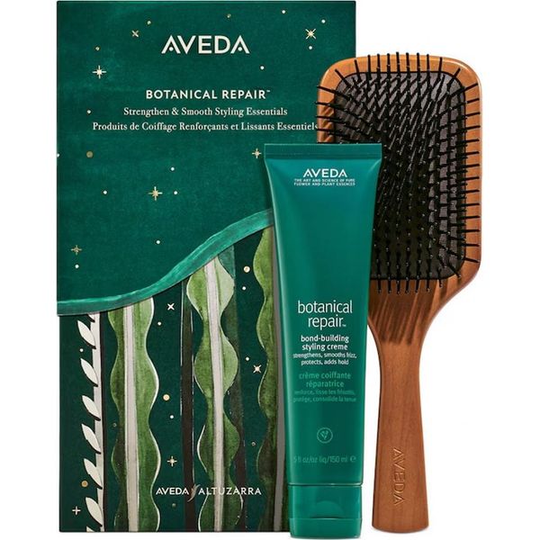 Aveda Botanical Repair Hair Styling Cream Set, 150 Ml + Spazzola In Legno Per Capelli-image